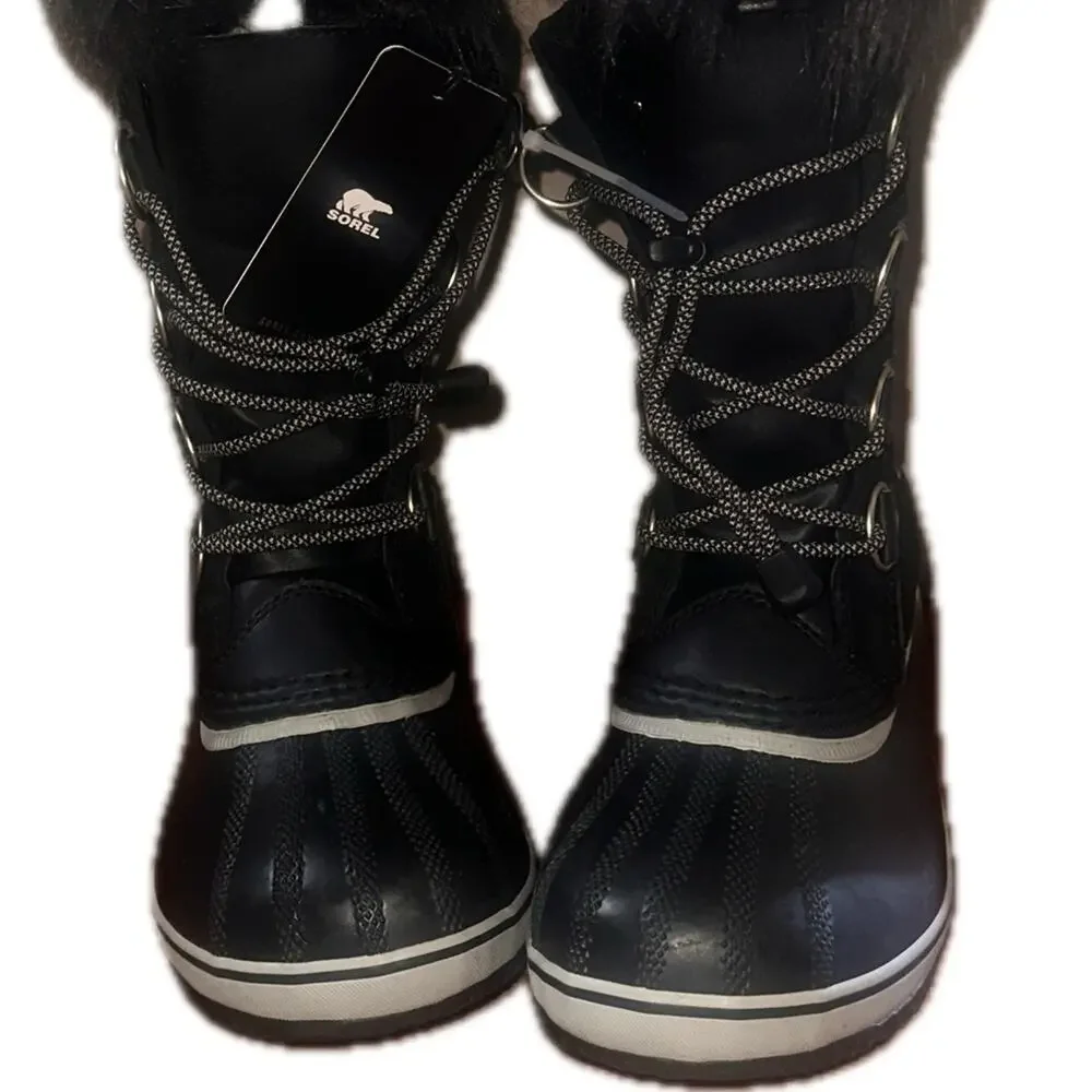 Sorel Youth Joan of Arctic Waterproof Kids Winter Boot Size 5 1855201-013